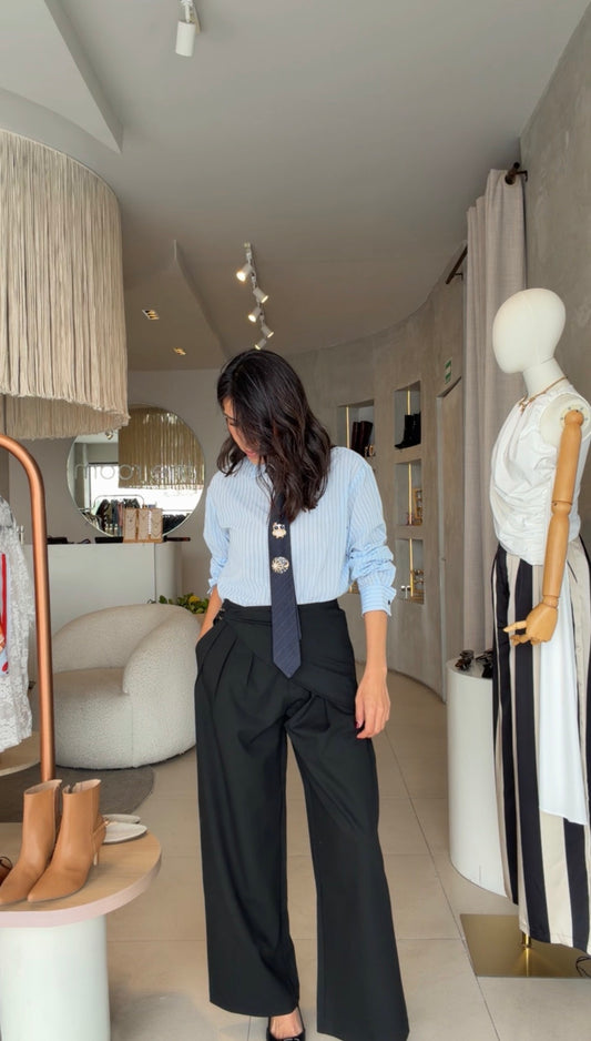 Pantalón pareo negro