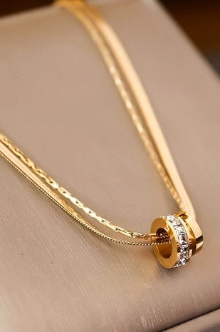 Collar dije redondo