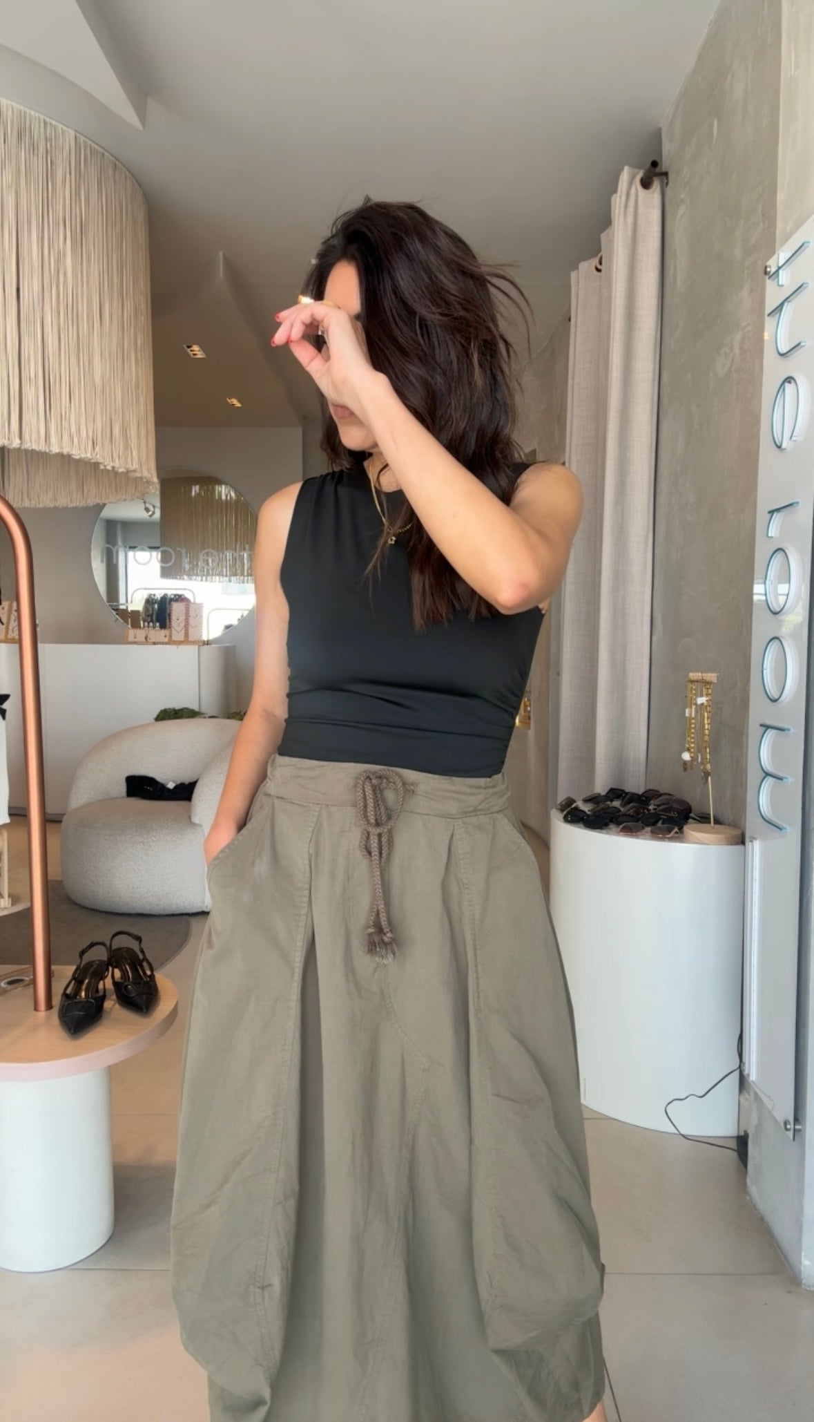 Pre order falda verde globo