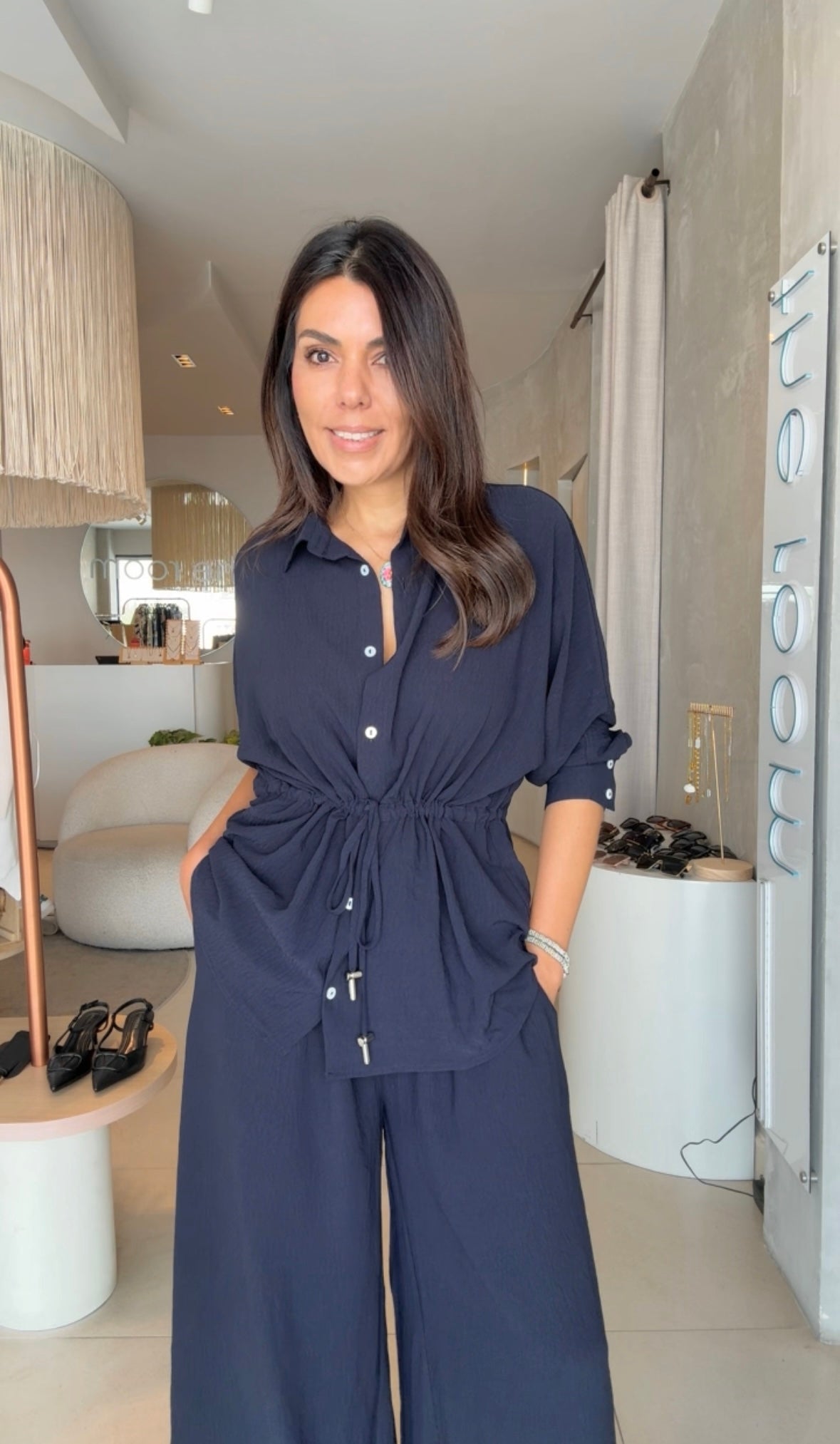 Set azul marino
