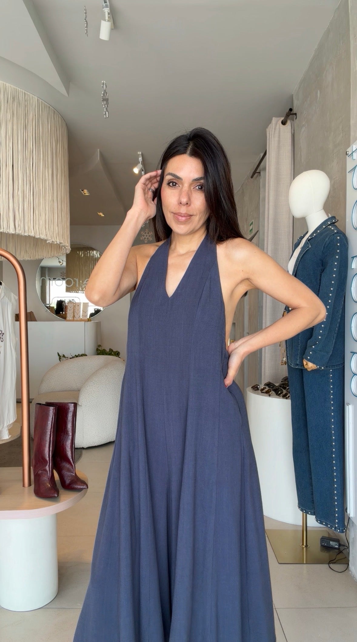 Jumper azul culotte