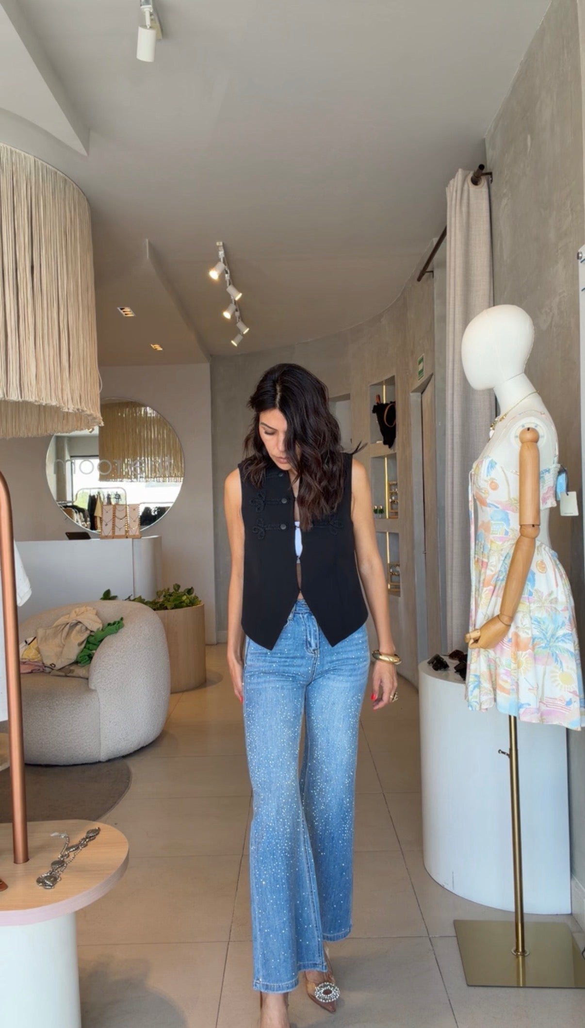 Jeans brillos