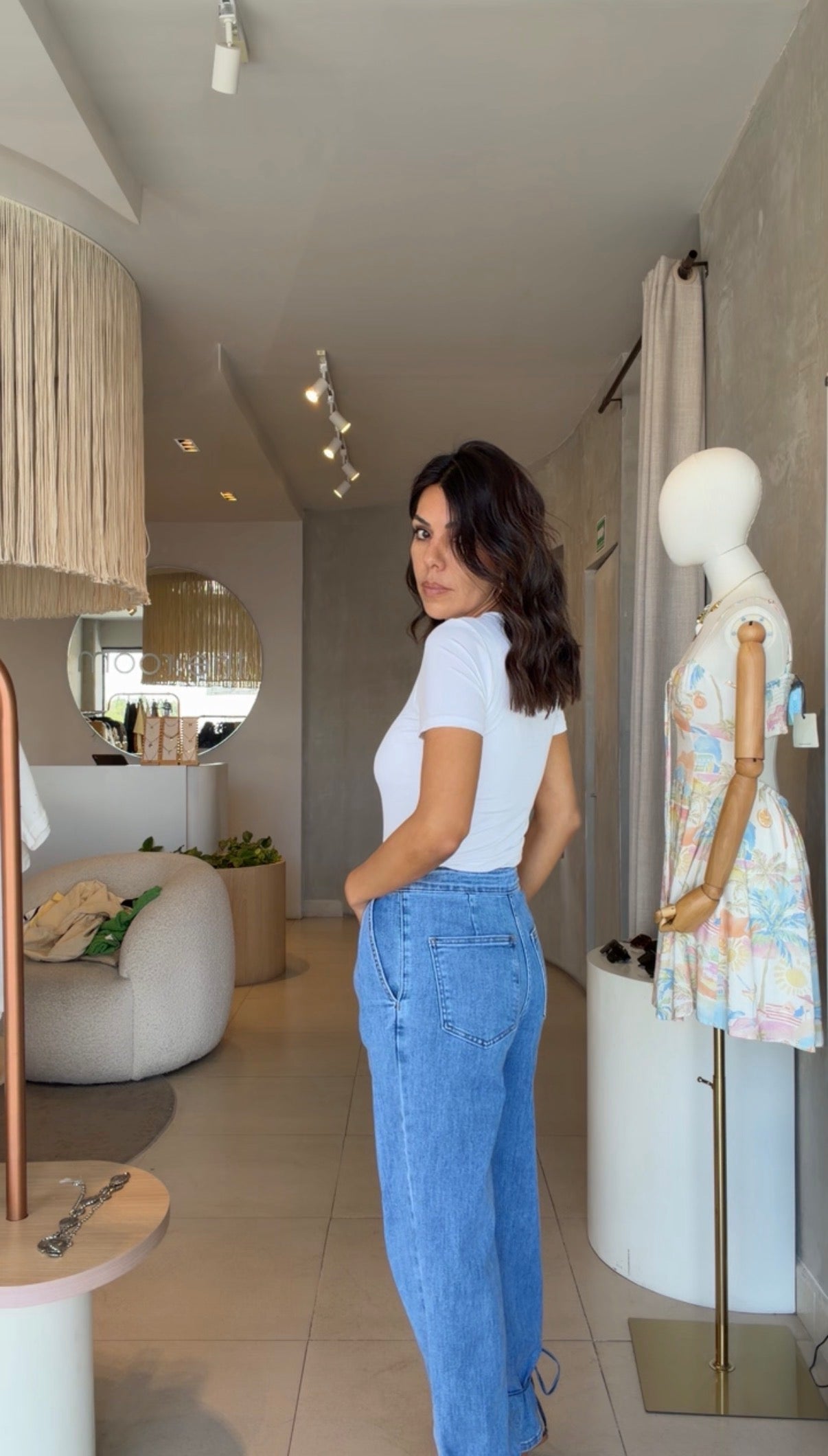 Jeans denim balloon