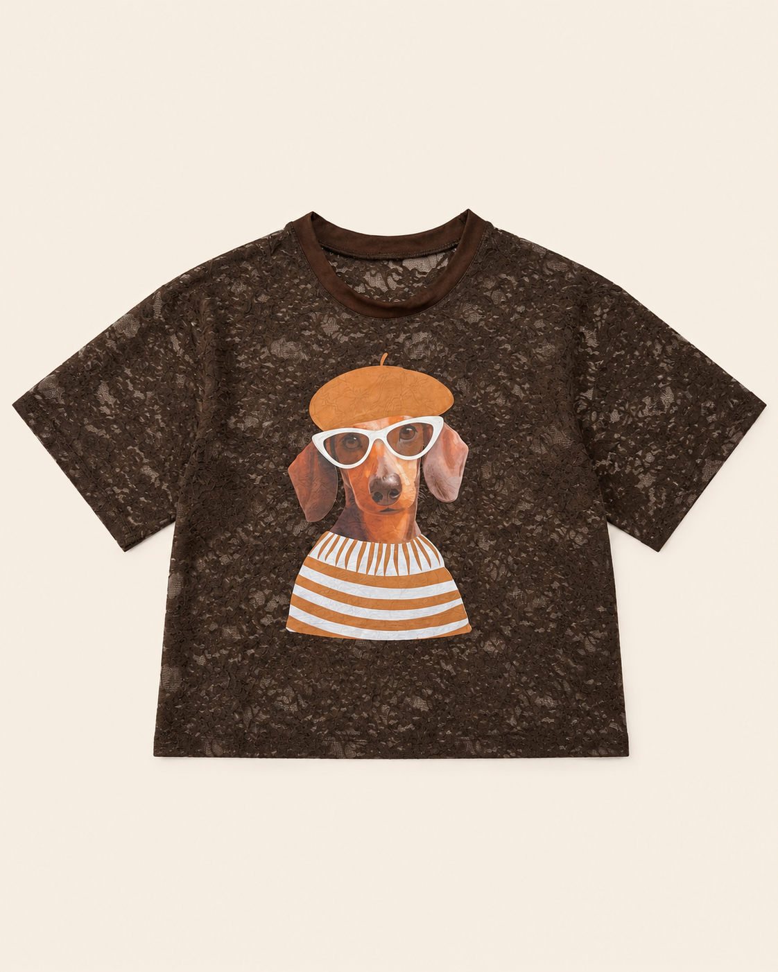 Tshirt encaje perrito