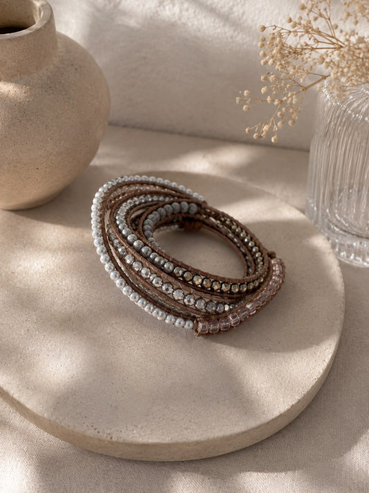 Pulsera envolvente bolitas