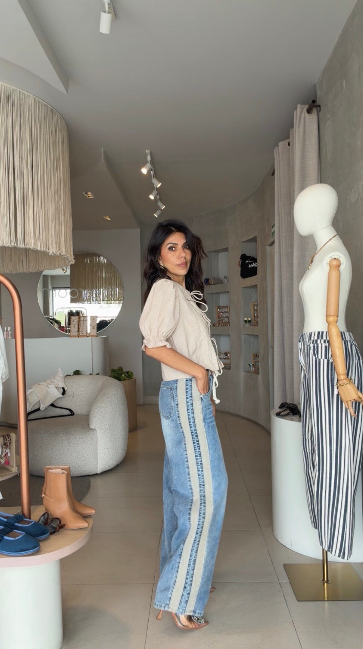 Jeans stripes