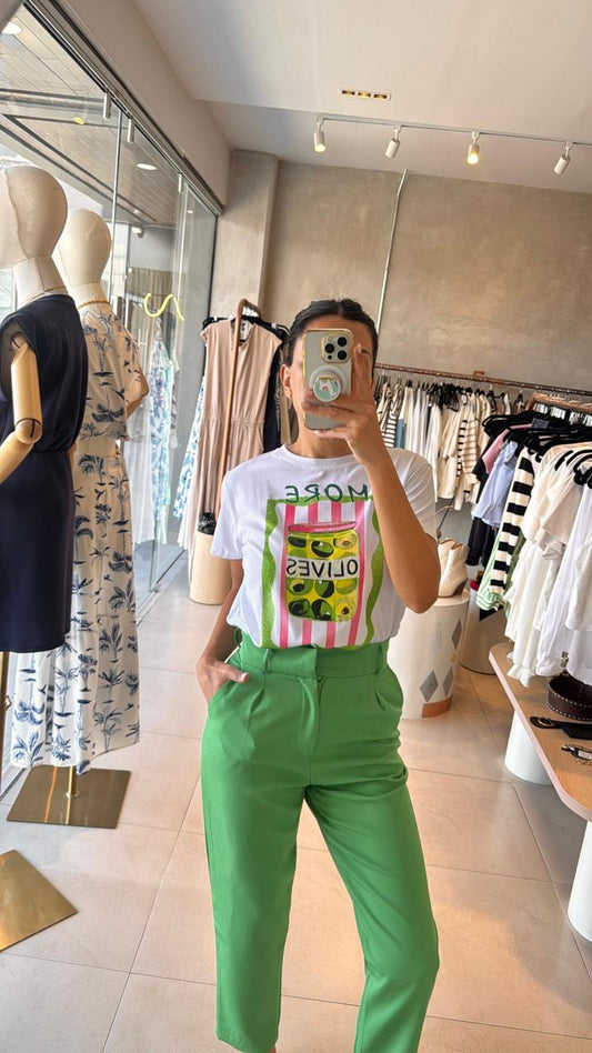 Tshirt olives verde