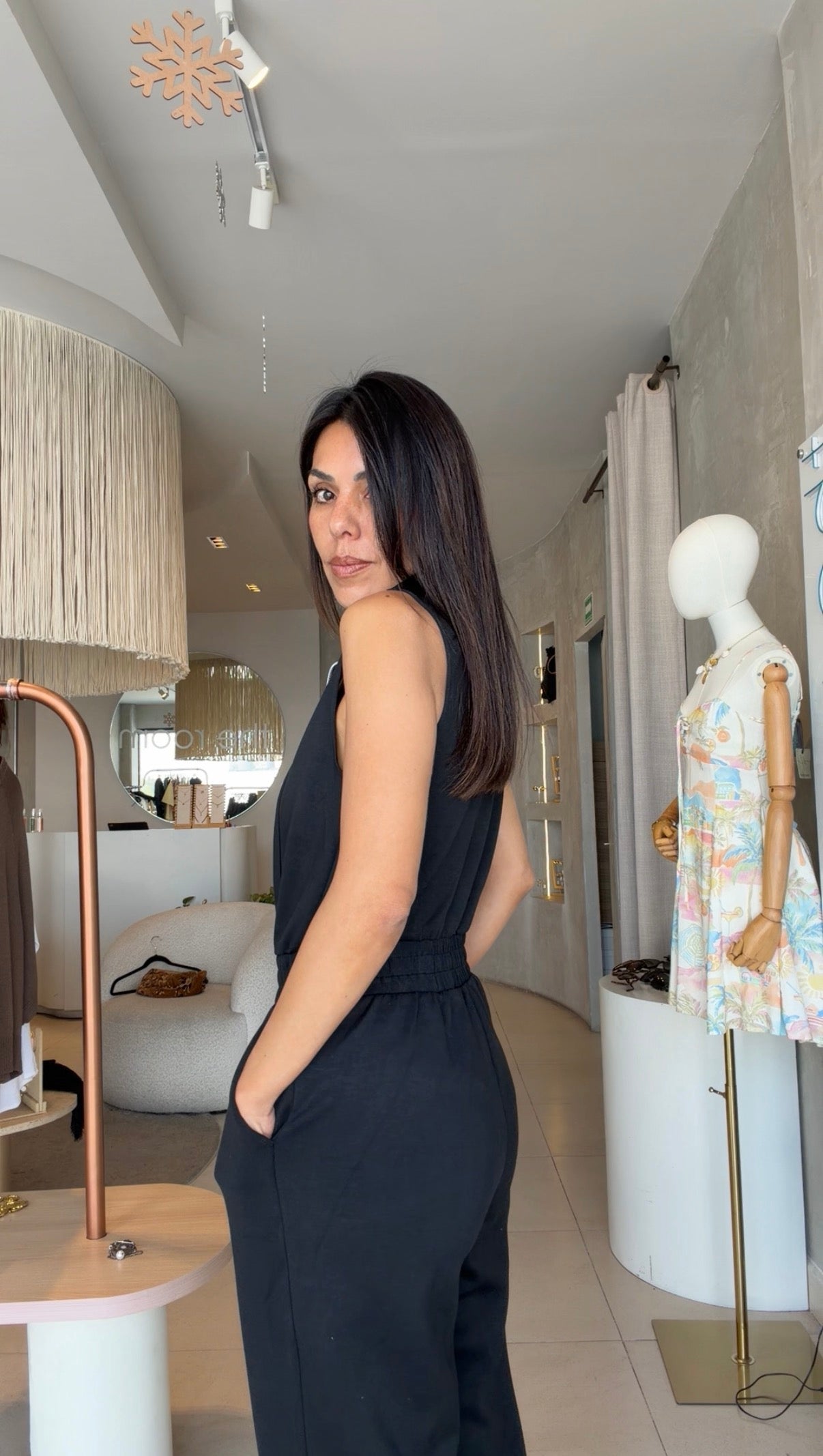 Pre order Jumpsuit negro modal