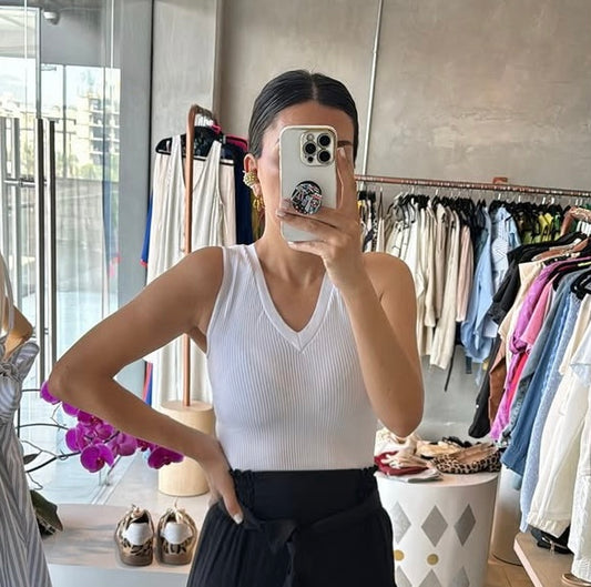 Body blanco rayado
