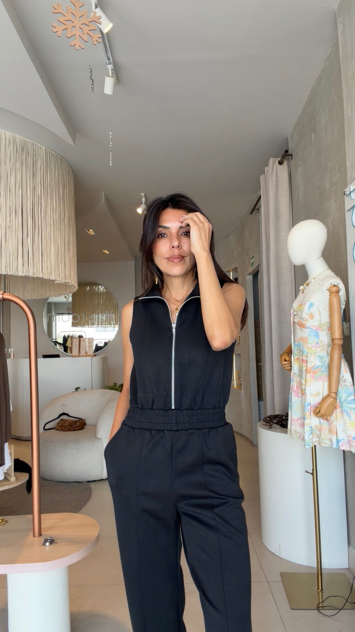 Pre order Jumpsuit negro modal