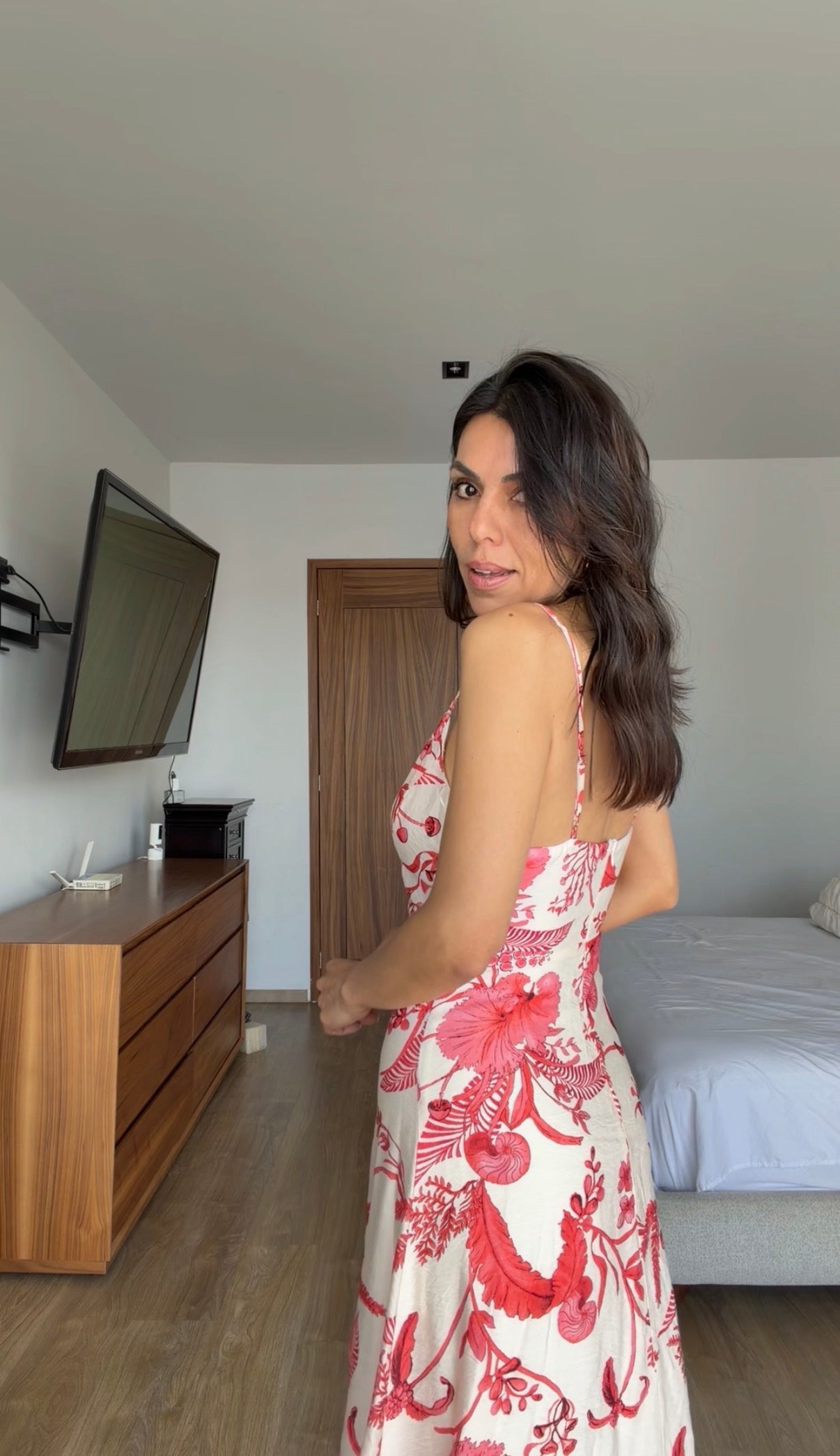 Maxi vestido flores