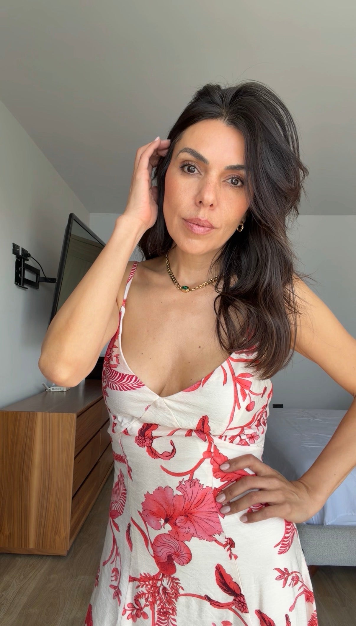 Maxi vestido flores