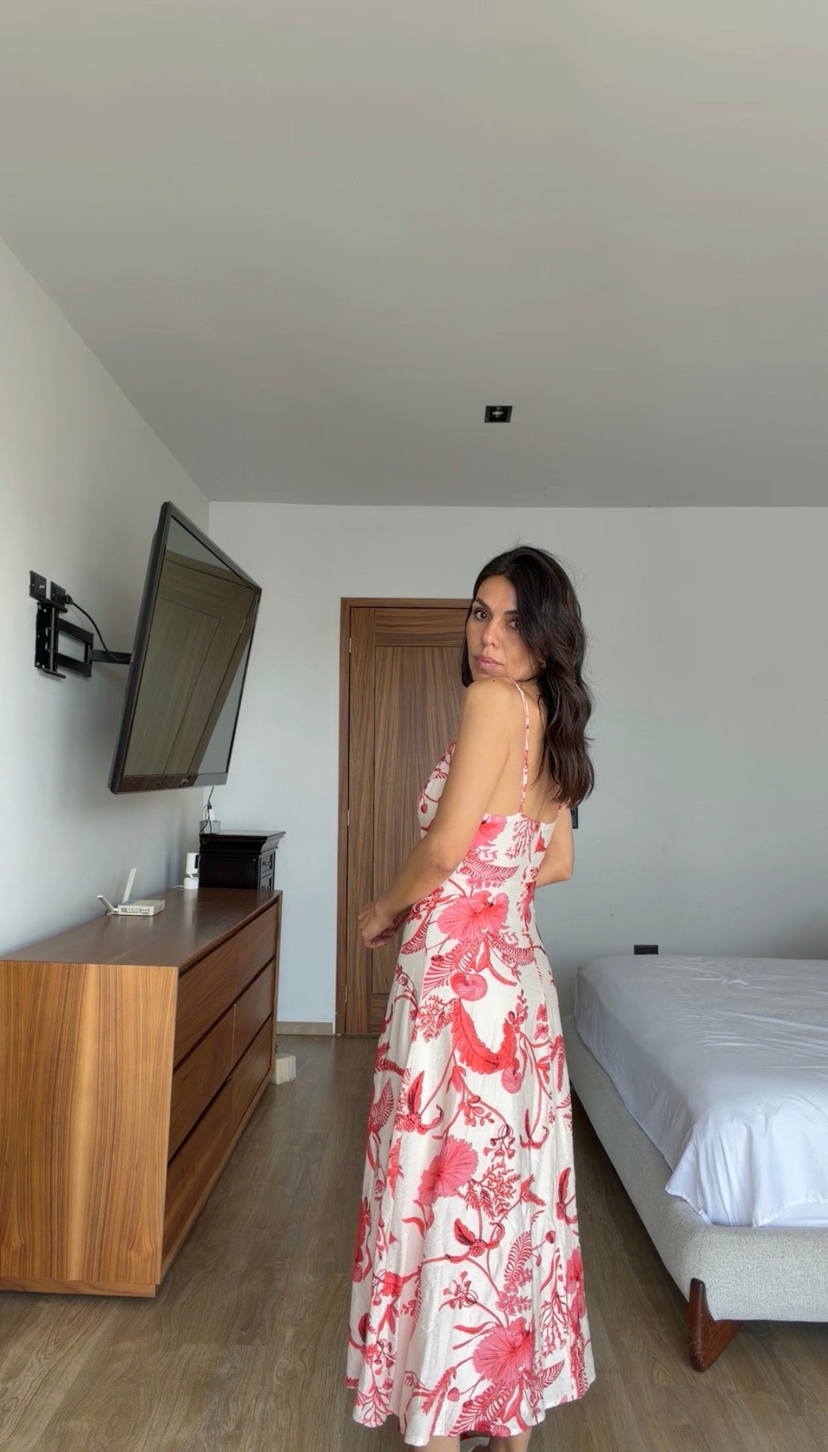 Maxi vestido flores