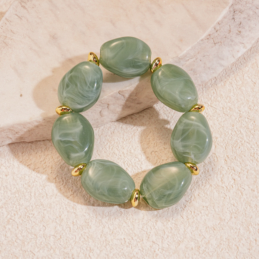 Pulsera piedras verdes