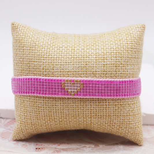 Pulsera Miyuki corazon