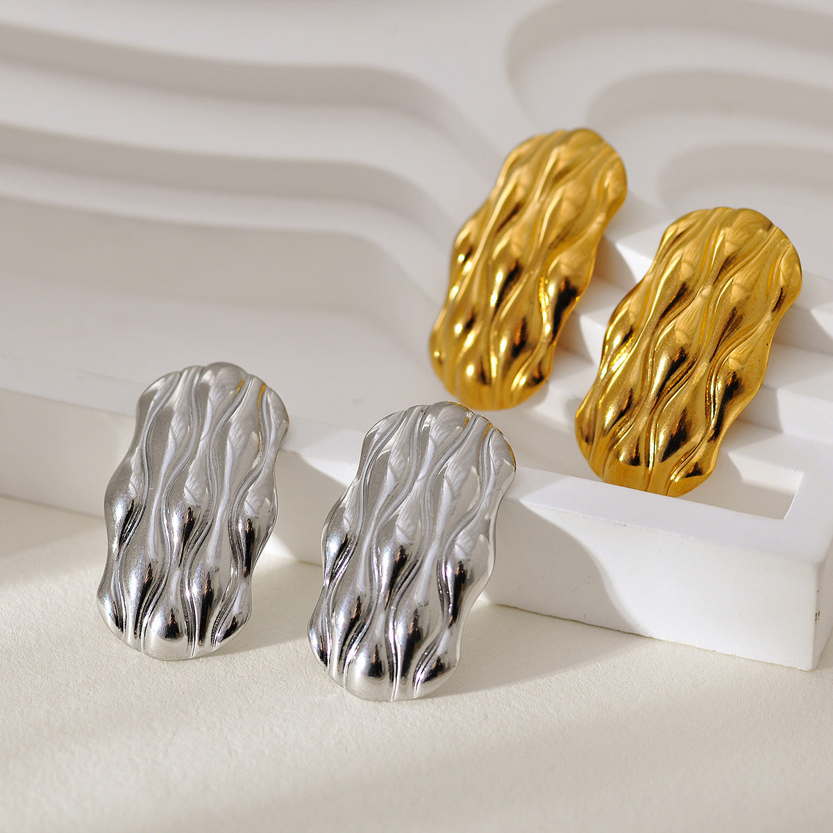 Aretes onda