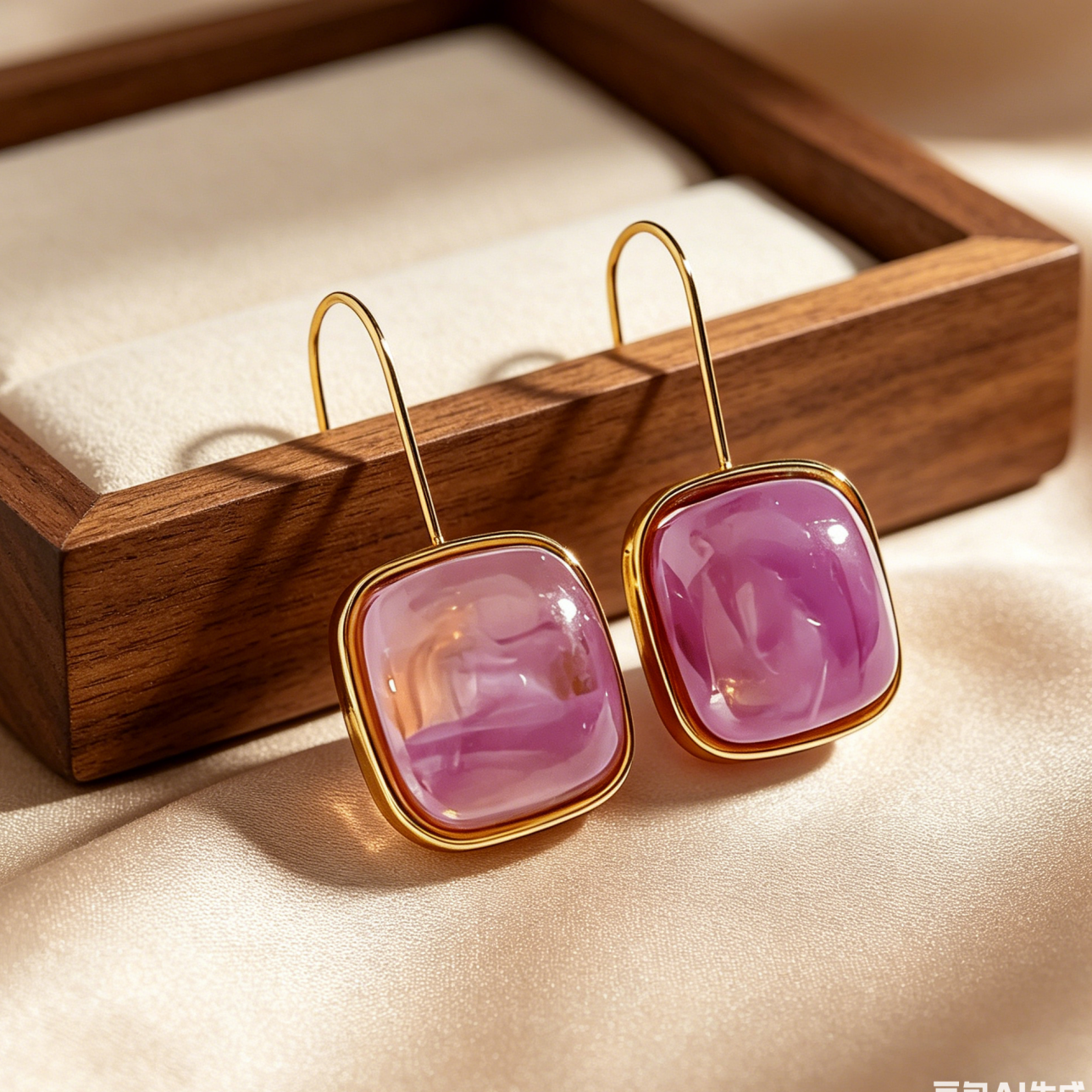 Aretes lila