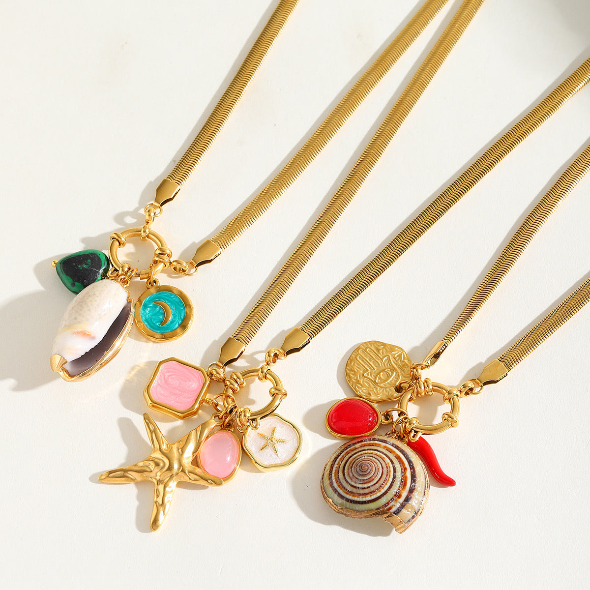 Collar charms de mar