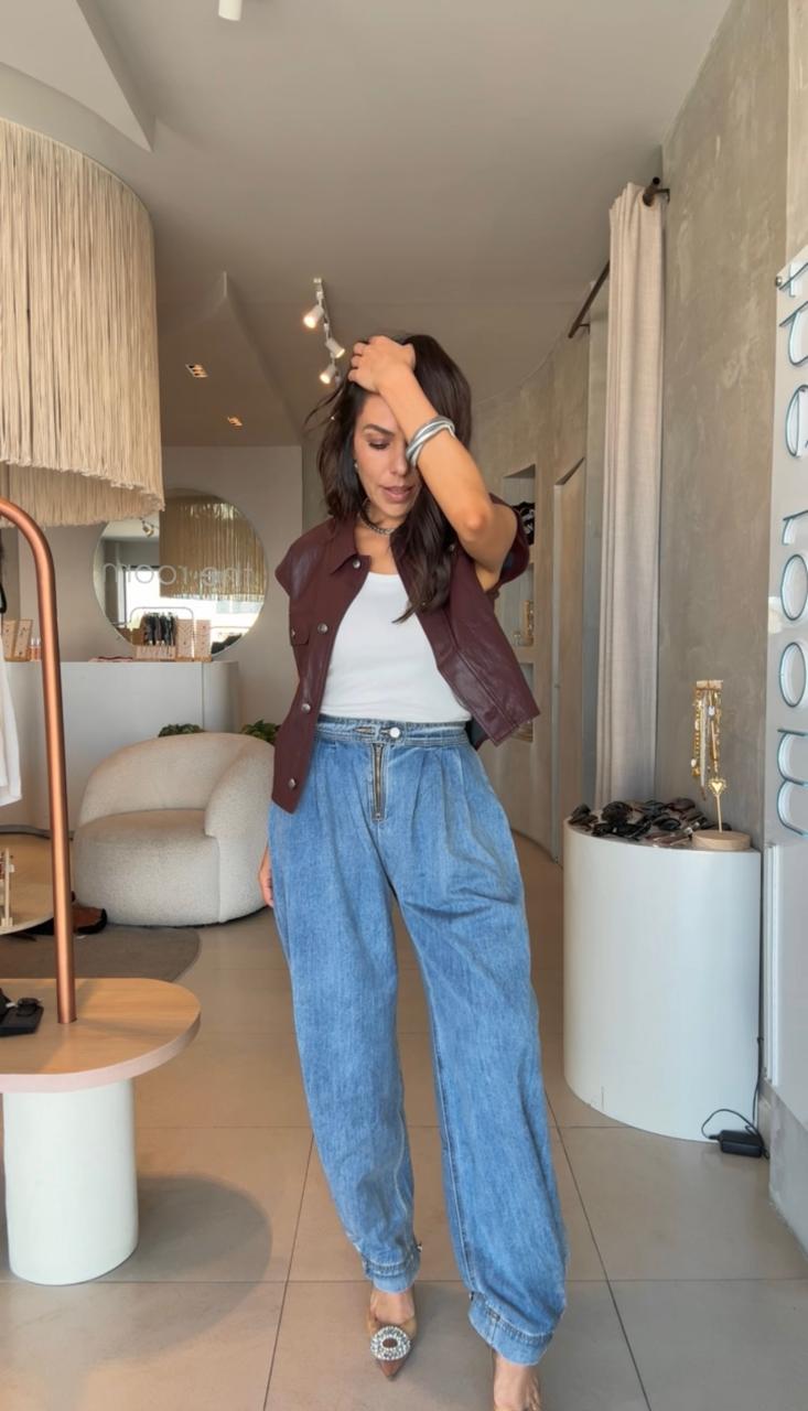 Pantalón Balloon denim