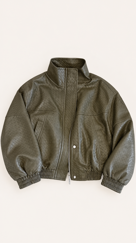 Pre order Chamarra cocodrilo verde