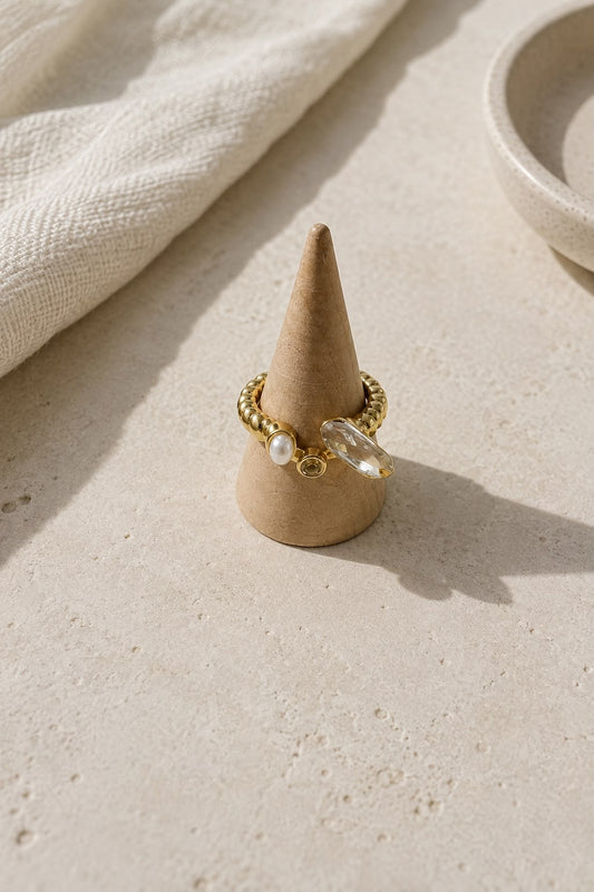 Anillo 3 piedras