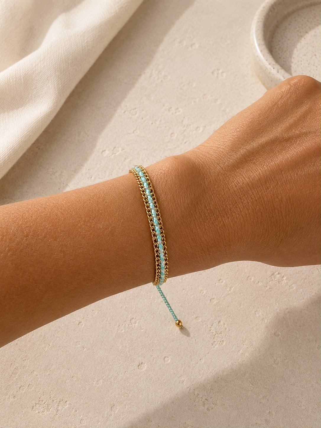Pulsera Athena menta