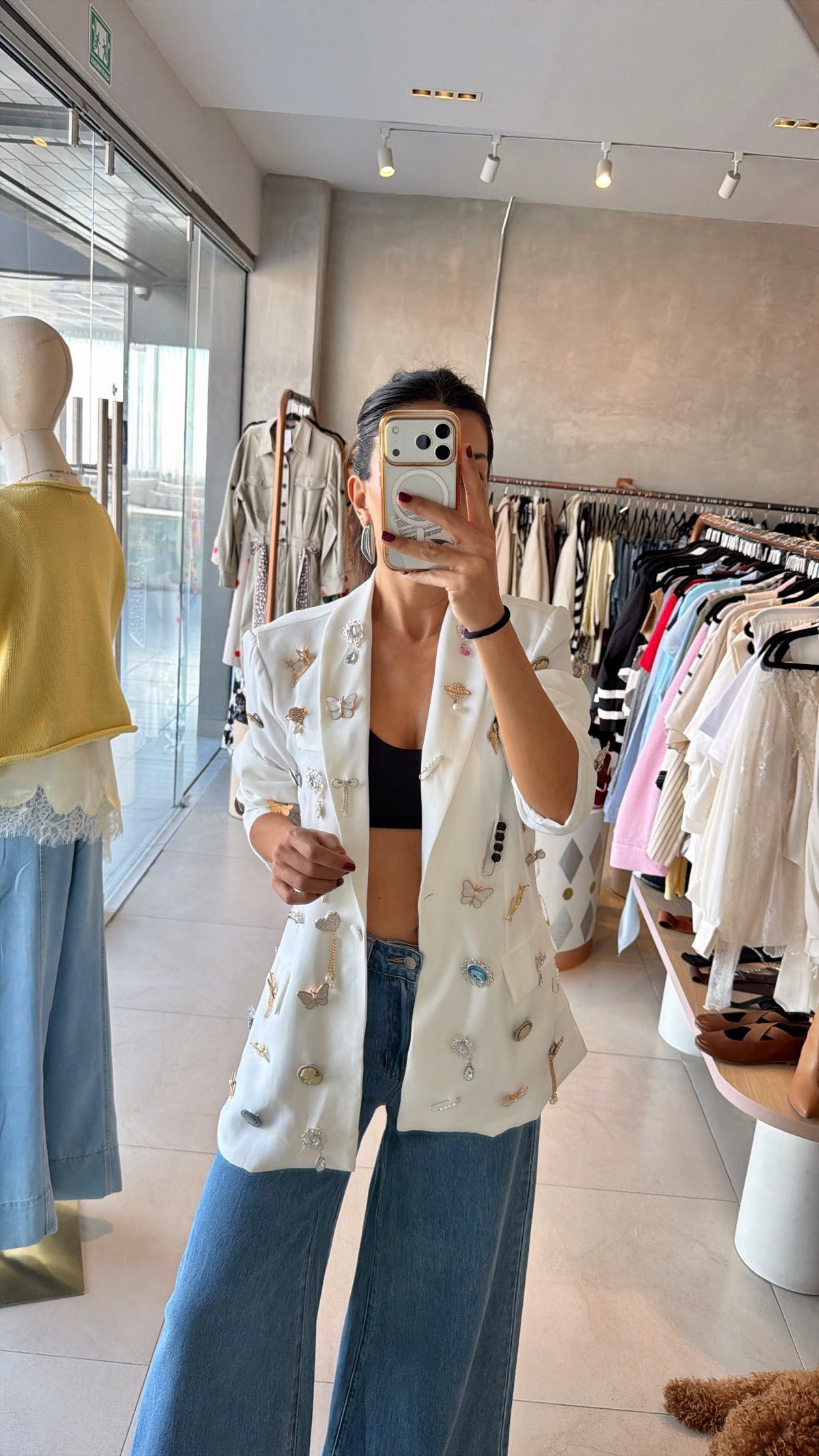 Blazer blanco pines