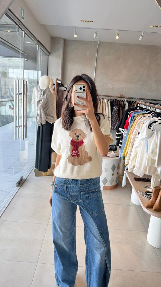 Blusa punto perrito