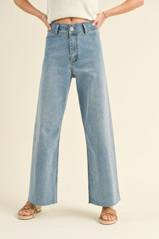 Jeans straight wide leg