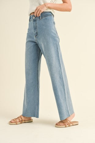 Jeans straight wide leg