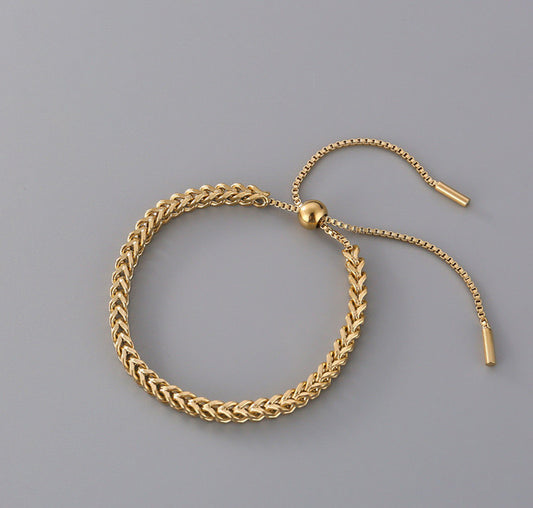 Pulsera v dorada