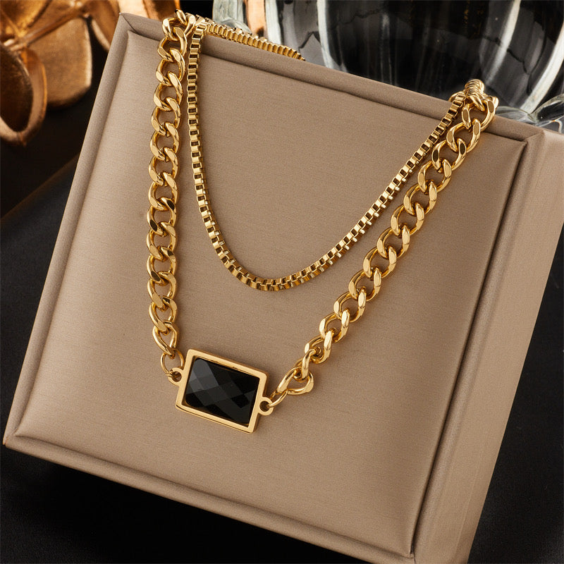 Collar dije negro