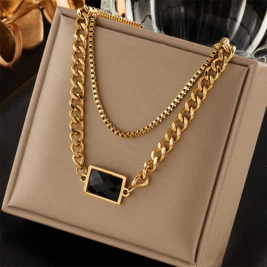 Collar dije negro