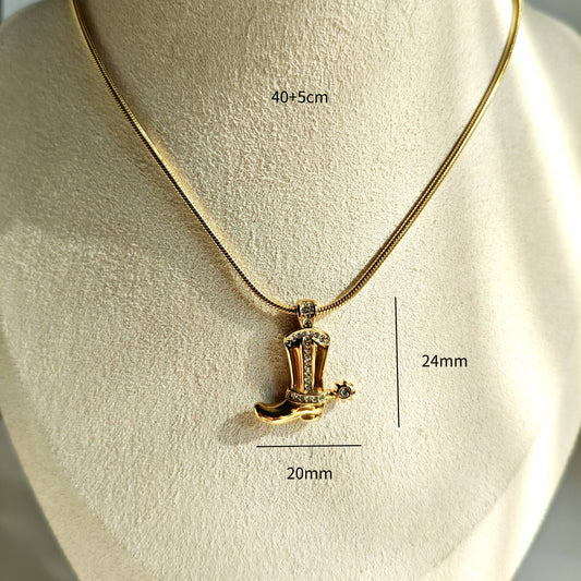 Collar bota vaquera