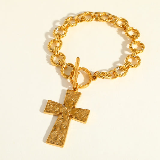 Pulsera cruz