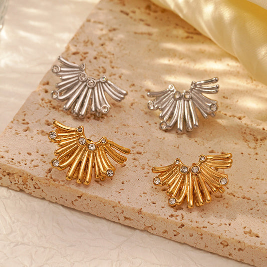 Aretes abanico