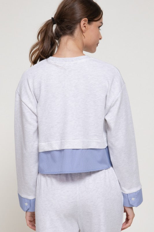 Set gris con azul