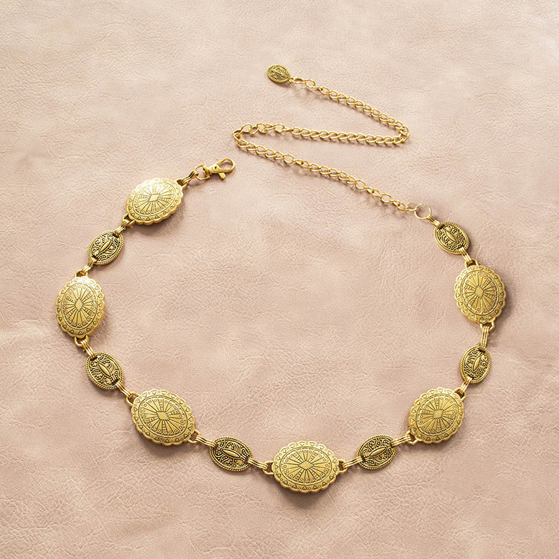 Cinturón cadena boho