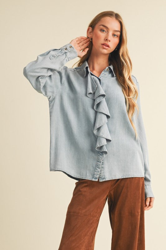 Camisa denim olanes