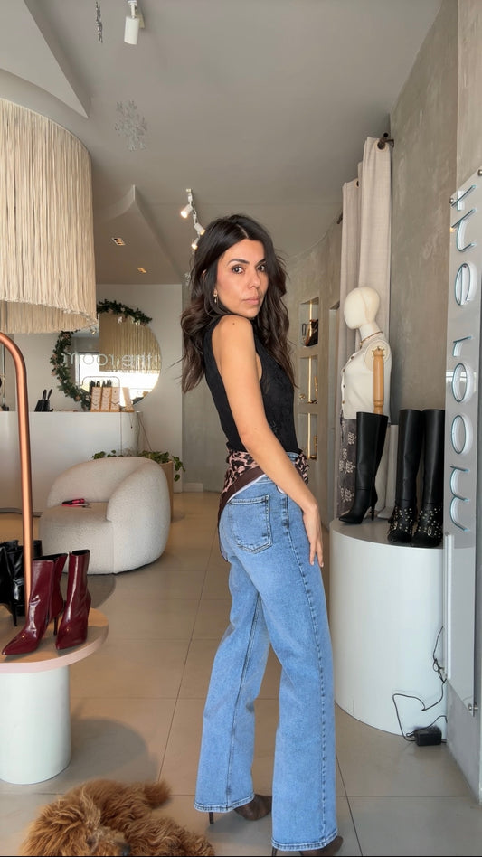 Jeans pañuelo animal