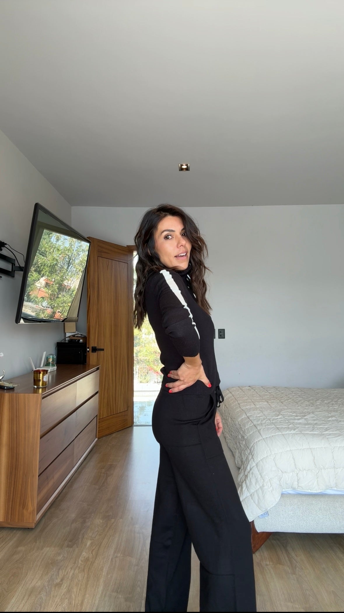 Set punto negro con blanco