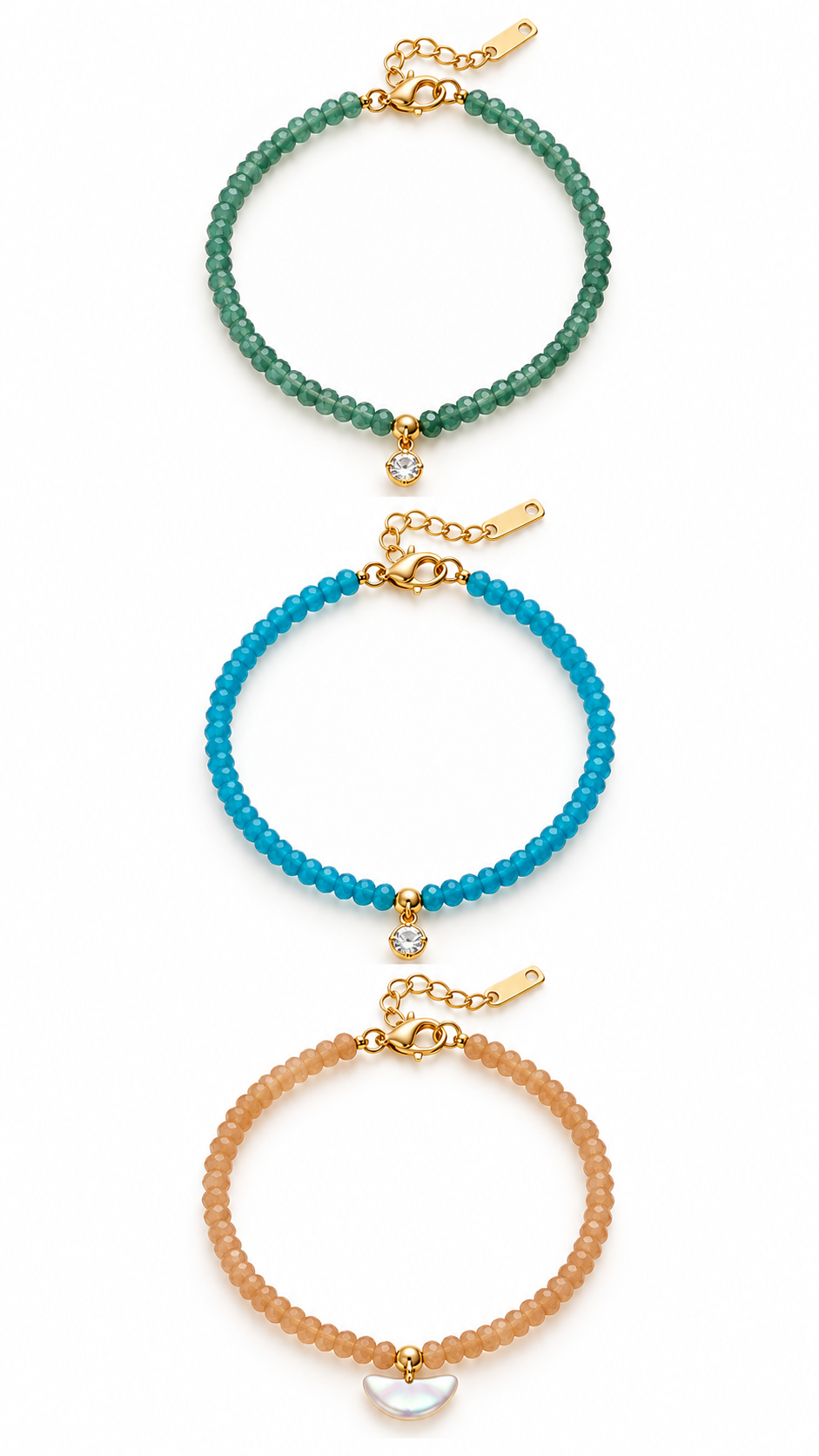 Pulseras piedritas