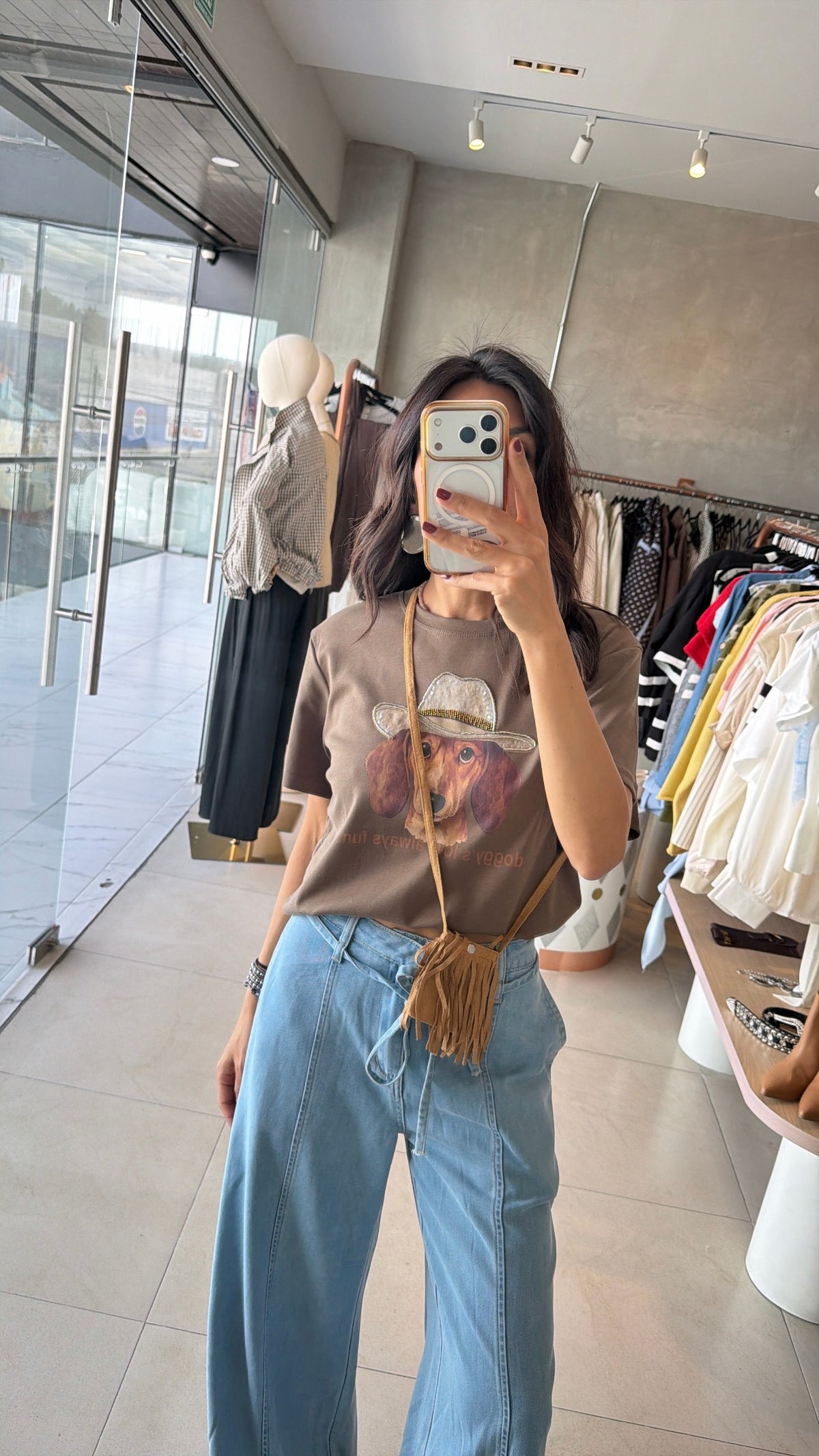 Tshirt perrito cowboy