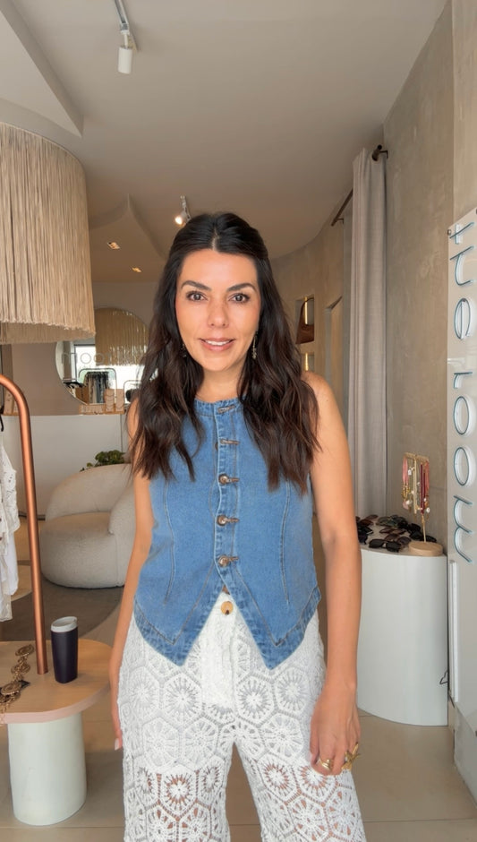 Chaleco denim