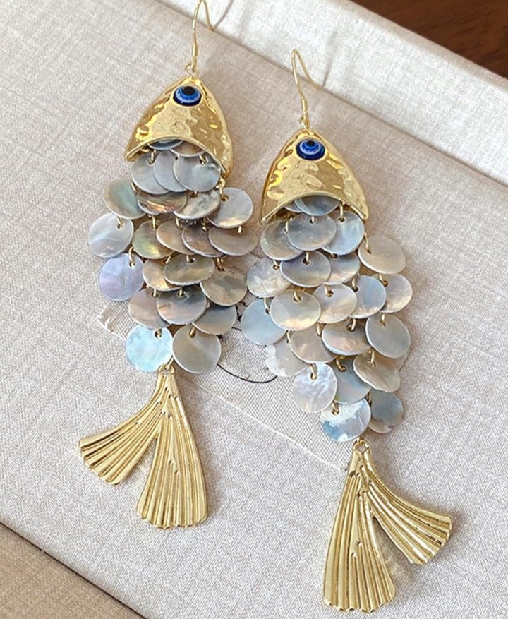 Aretes pescado blanco